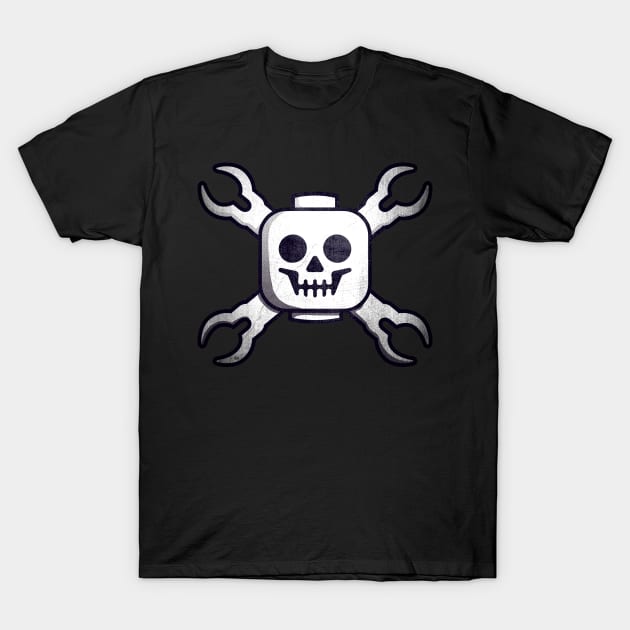 Lego Skull and Bones T-Shirt by SpaceRockLab